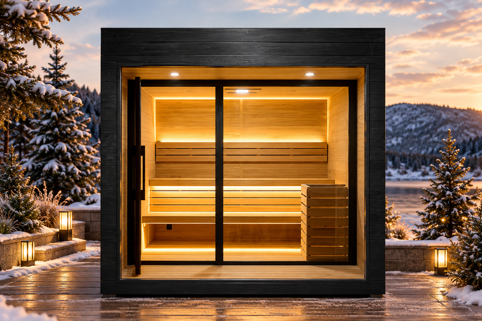 Sauna Ceder Model Black Baccara - Obrázek 2