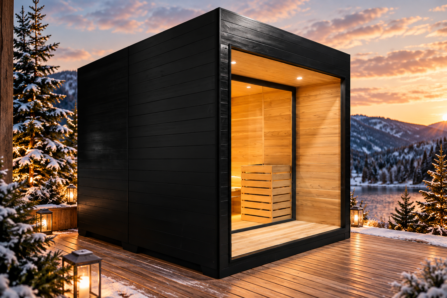 Sauna Ceder Model Black Baccara - Obrázek 3